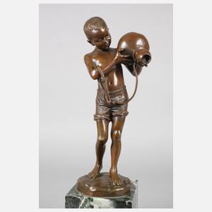 N. Picciole, Junge mit Wasserflasche