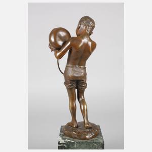 N. Picciole, Junge mit Wasserflasche