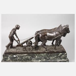 Hermann Otto Haase-Ilsenburg, Pflügender Bauer