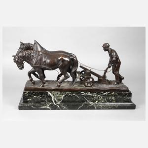 Hermann Otto Haase-Ilsenburg, Pflügender Bauer