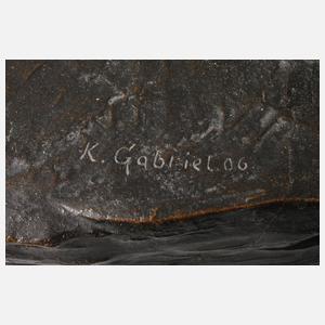 K. Gabriel, Akt eines Sämanns