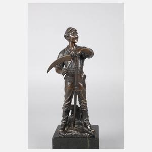 W. Götze, Schnitter beim Dengeln