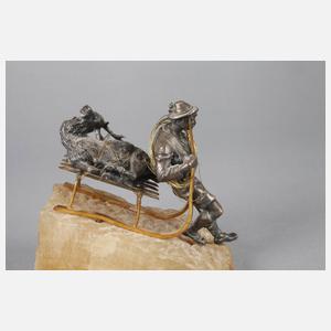 Wilderer mit Rehbock