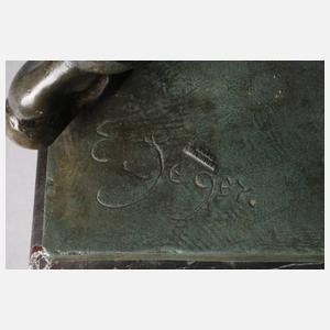 Ernst Seger, Arbeiter mit Rad