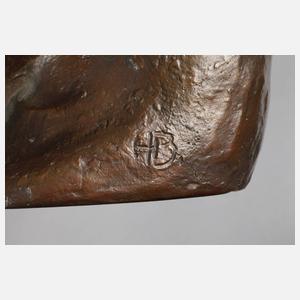 Heinz Bentele, schlafender Hirte