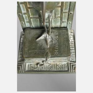 Paar Buchstützen mit Marabus