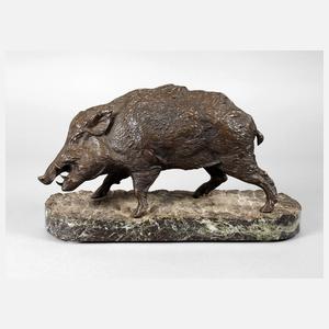 Pierre-Jules Mène attr., Wildschwein