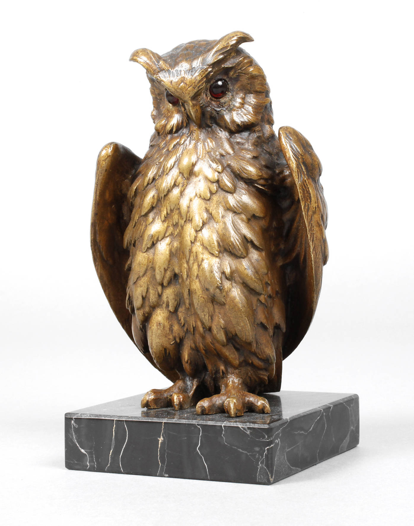 Franz Xaver Bergmann, sitzender Uhu