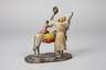 Wiener Bronze Araber mit Esel und Affe