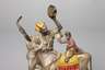 Wiener Bronze Araber mit Esel und Affe