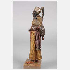 Wiener Bronze Araber mit Gewehr