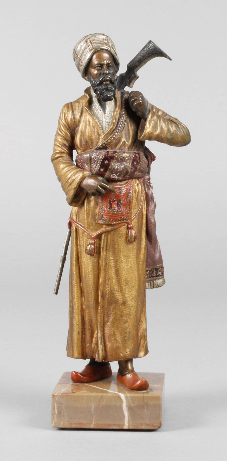 Wiener Bronze Araber mit Gewehr