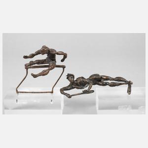 Edith Peres-Lethmate, zwei Sportler