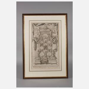 Martin Engelbrecht, Barockes Prunkbuffet