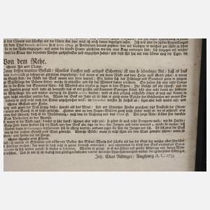 Johann Elias Ridinger, Einleitungsblatt