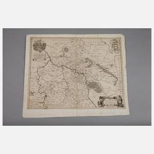 Joan Blaeu, Karte Obersachsen