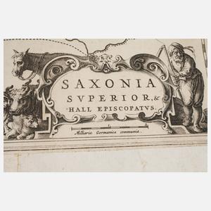 Joan Blaeu, Karte Obersachsen