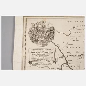 Joan Blaeu, Karte Obersachsen