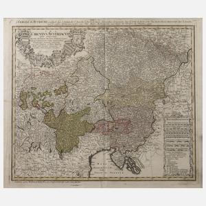 Homanns Erben, Karte Der Österreichische Kreis