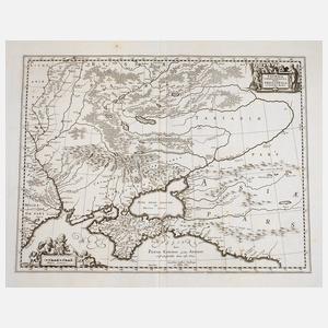 Moses Pitt, Landkarte Schwarzmeersenke