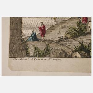 Guckkastenblatt ”Prison de Dardanus”