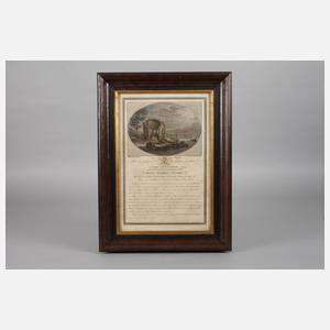 Konvolut kolorierte Kupferstiche