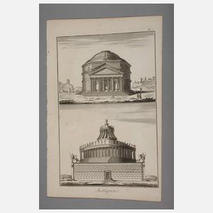 Robert Bénard, Sammlung antike Bauten in Rom