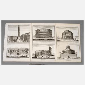 Robert Bénard, Sammlung antike Bauten in Rom