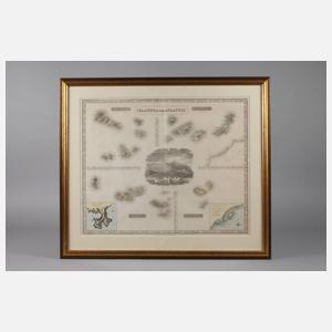 Karte atlantische Inseln