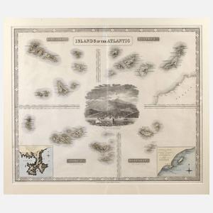 Karte atlantische Inseln