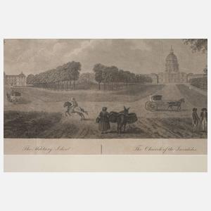 Ansicht Invalidendom und Militärschule in Paris