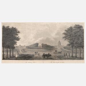 Ansicht Invalidendom und Militärschule in Paris