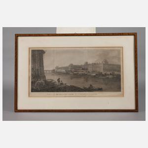 Der neue und alte Louvre in Paris