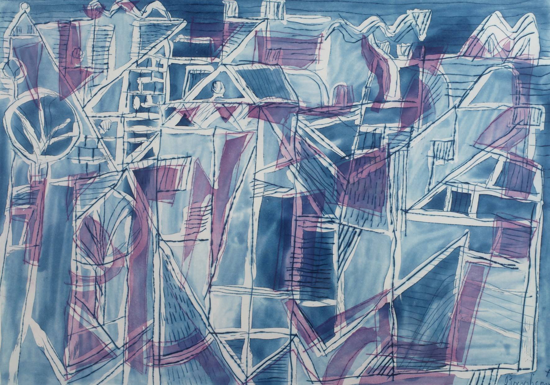 Prof. Eduard Bargheer, Stadtlandschaft