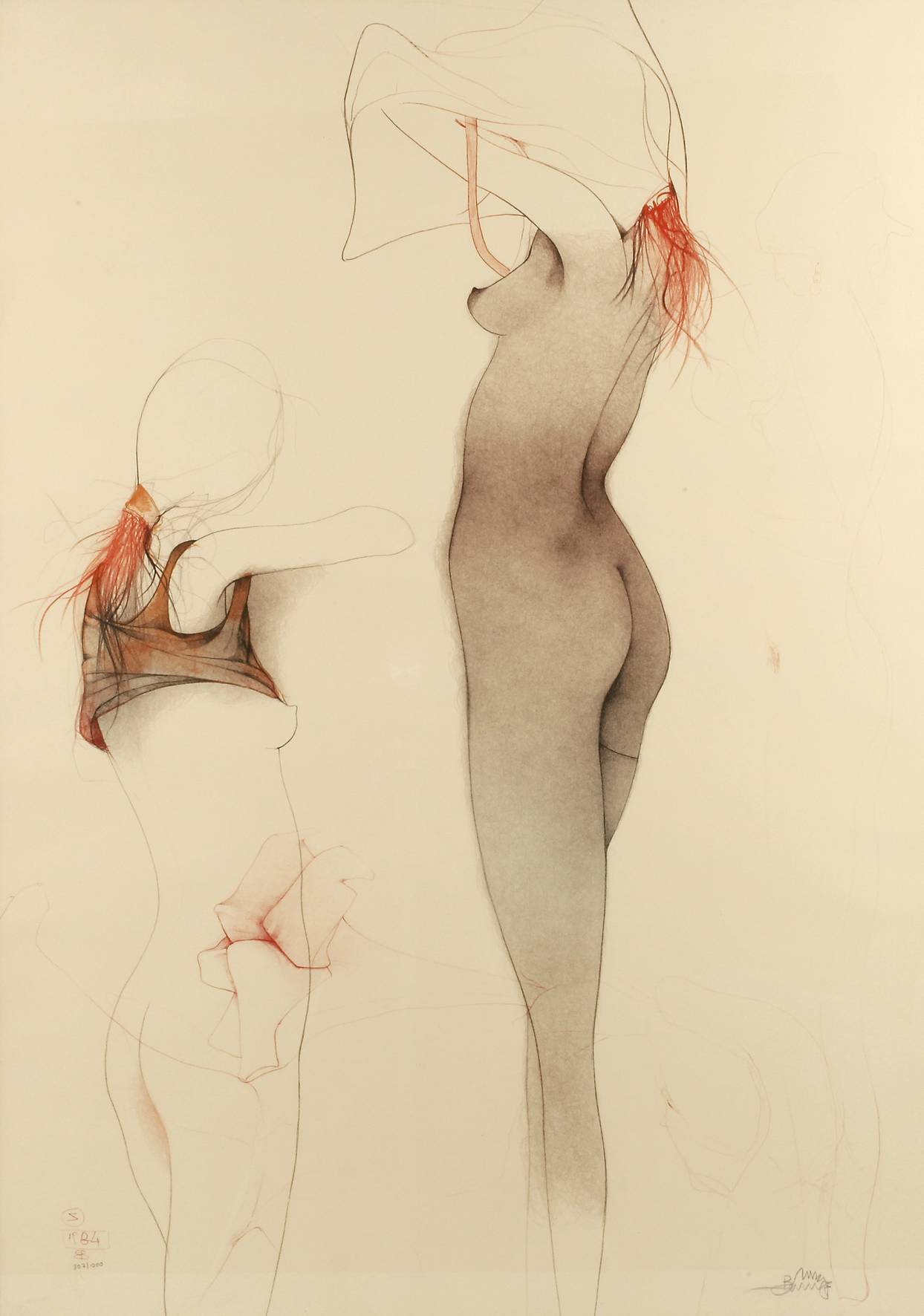 Bruno Bruni, Stehende Akte