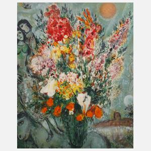 Marc Chagall, ”Bouquet de fleurs”
