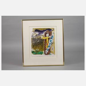 Marc Chagall, ”Christus in der Pendeluhr”