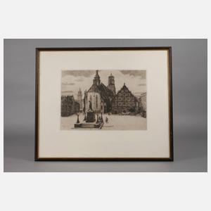 Prof. Alexander Eckener, Der Schillerplatz in Stuttgart