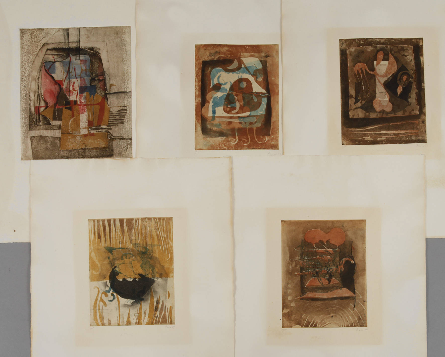 Helga Kaiser, Konvolut Farbradierungen