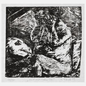 Walter Libuda, ”Kind mit totem Tier”