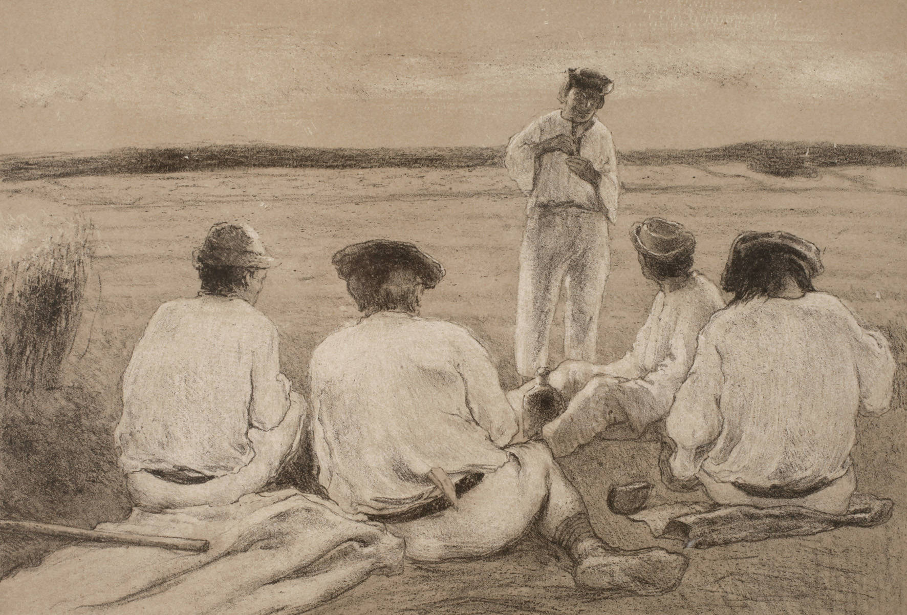 Prof. Emil Orlik, ”Rast der Slowaken”