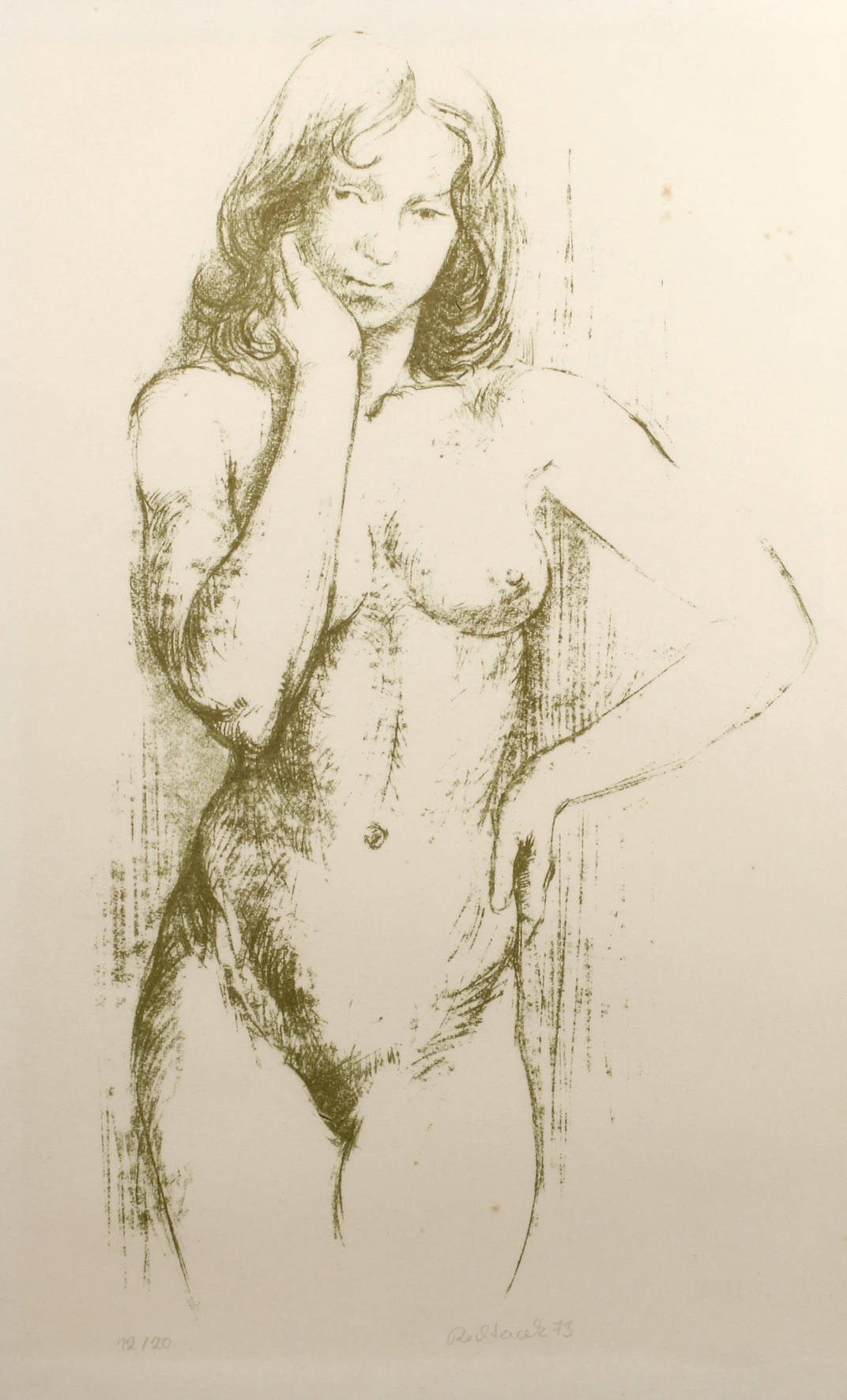 Lothar Rechtacek, Stehender Akt