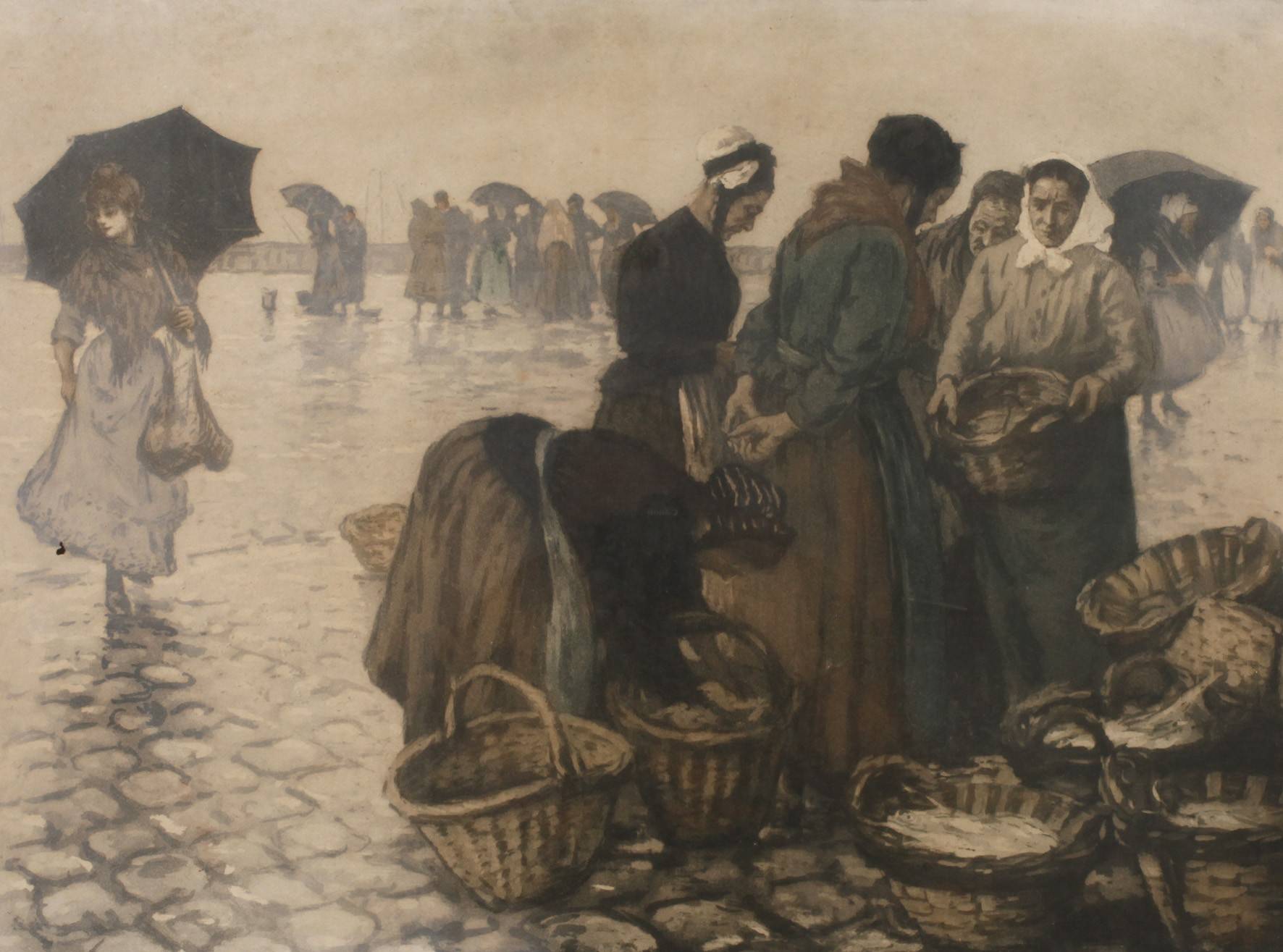 Manuel Robbe, Auf dem Fischmarkt