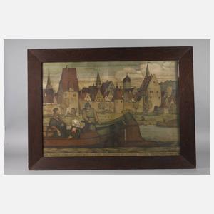 Prof. Matthäus Schiestl, Albrecht Dürer vor Sulzfeld