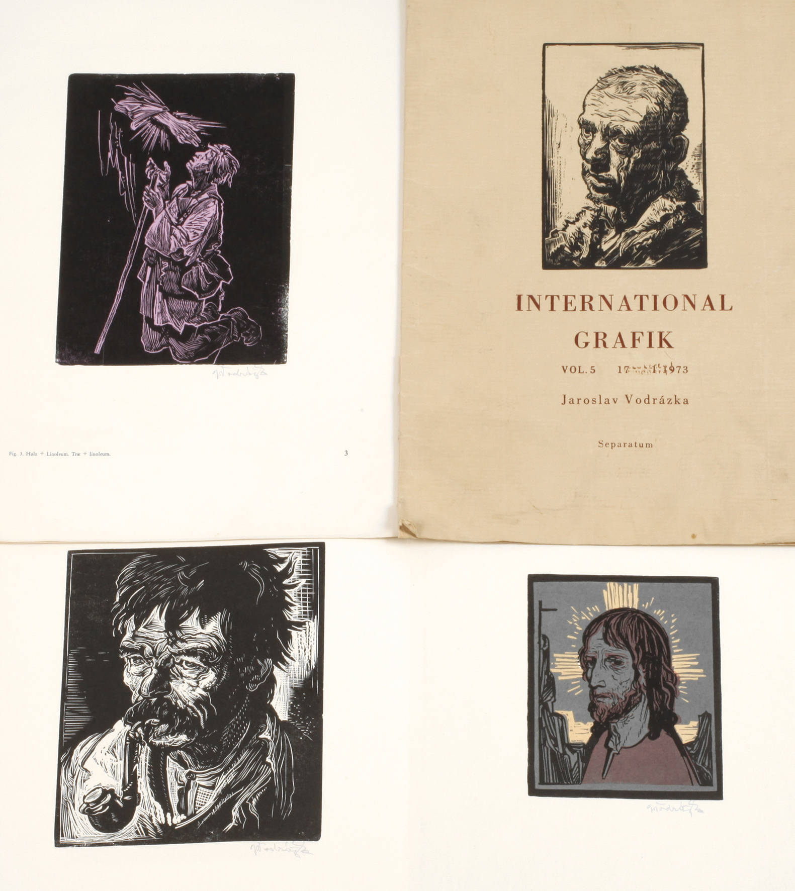 Prof. Jaroslav Vodrázka, Graphikmappe