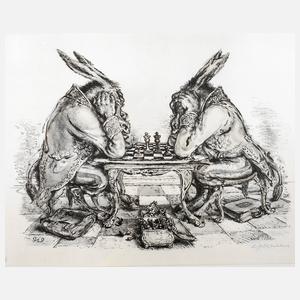 Prof. Andreas Paul Weber, Die Schachpartie