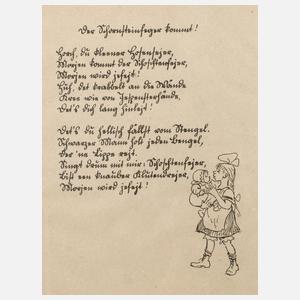 Prof. Heinrich Zille, ”Der Schornsteinfeger kommt”