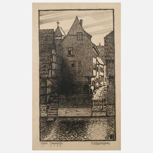 Die Ziegengasse in Erfurt