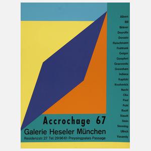 Prof. Max Bill, Originalgraphisches Plakat