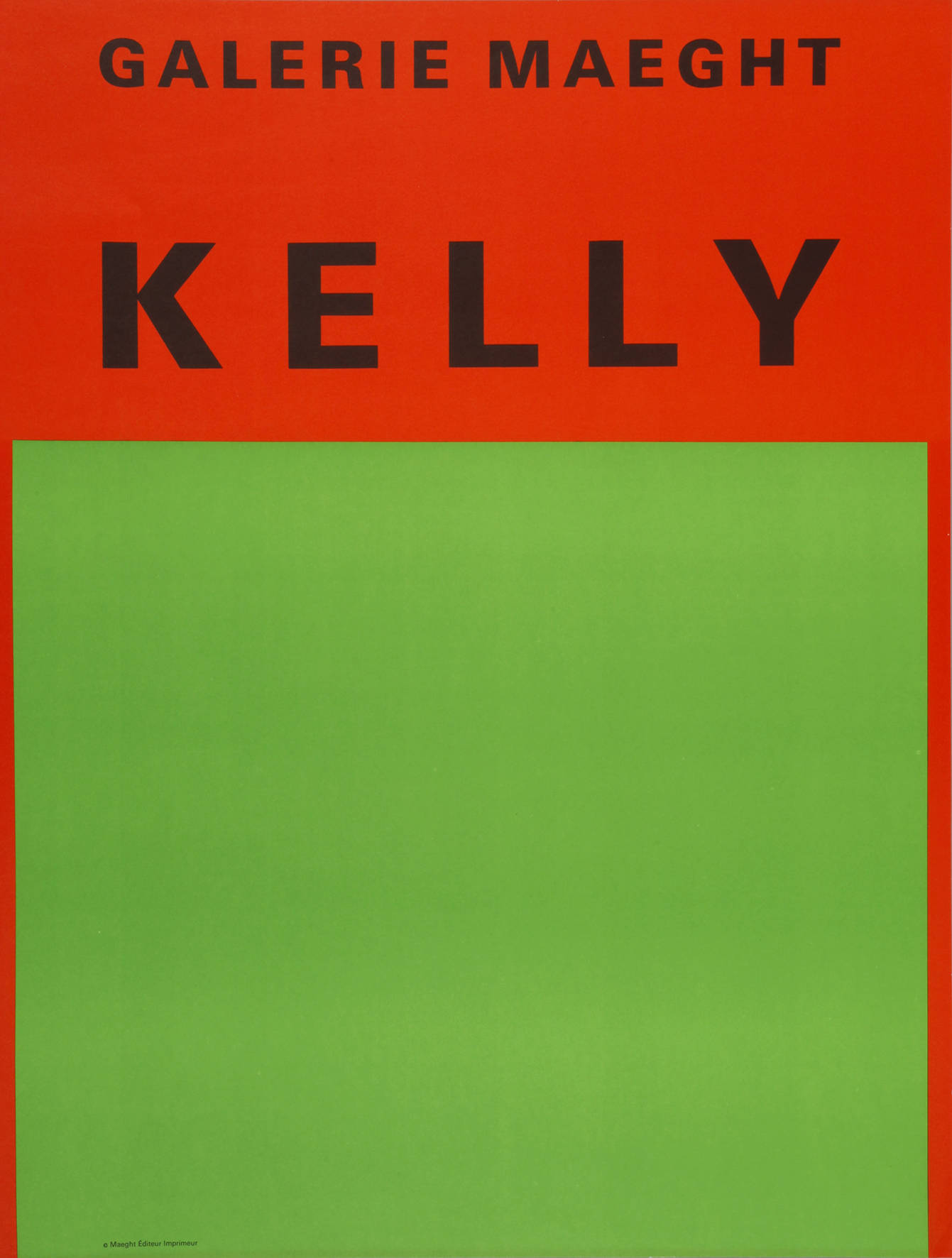 Ellsworth Kelly, Originalgraphisches Plakat